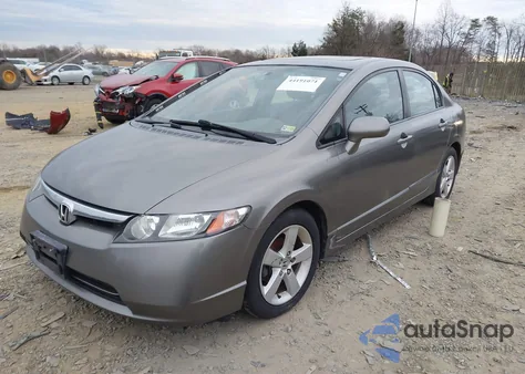2008 Honda Civic Ex-L из США, поврежденный, VIN 2HGFA16928H512371